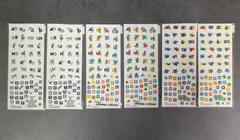 ディズニー　シール　3種×2　6枚セット　ミッキー　ミニー　スティッチ　リロ　ナイトメア　ビフォア　クリスマス　ジャック