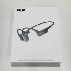 【美品】ショックスSHOKZ OpenRun骨伝導ワイヤレスイヤホン ブラック【Aランク】465