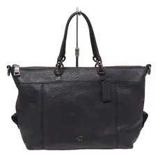 COACH(コーチ) ハンドバッグ - F59325 ネイビー レザー