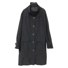 RE277 MICHEL KLEIN  ミッシェルクラン　トレンチコート　黒　ブラック　レディース　38サイズ　スタンドカラー　定番　シンプル　アウター