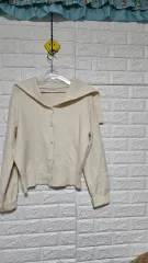 セーラ ニット カーディガン アイボリー free