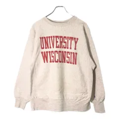 80年代 USA製 Champion チャンピオン REVERSE WEAVE リバースウィーブ スウェット カレッジ グレー(メンズ LARGE)中古 古着 V9092