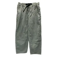 GRAMicci　クライミングパンツ　綿パン　ボトムス　ウエストゴム　無地　ジップフライ　ウエストゴム　ベルト　アウトドア　古着