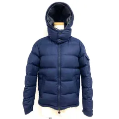 モンクレール MONCLER モンジュネーヴル ダウンジャケット B20914033805 ネイビー 0 XS メンズ【中古】