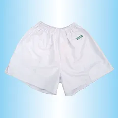 【値下げ品・新品・在庫限り】OLEES　サッカーパンツ　ホワイト　白　TC生地（ポリエステル65%・コットン35%）　ハーフパンツ