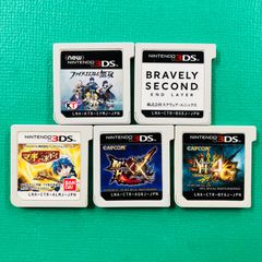 [소프트만 5점 세트] 3DS 파이어 엠블렘 무쌍 BRAVERY SECOND END LAYER 마기 시작의 미궁 몬스터 헌터 더블 크로스 몬스터 헌터 4G