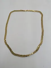 N 処分価格【ヴィンテージ】アクセサリー ネックレス 喜平 ゴールドカラー 18K GP オシャレ ファッション