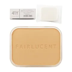 MENARD メナード フェアルーセント ファンデーション 41Y スペアー SPF35  PA+++ パフ付き 詰替え レフィル フェイスパウダー [ネコポス]
