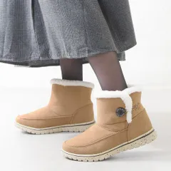 [スエードオーク]スノーブーツ レディース ムートンブーツ 防寒 滑らない 裏起毛 ボア 暖かい あったかい 防水 防滑 スパイク 凍結 雪 冬 ローヒール 痛くない 歩きやすい 柔らかい 疲れない 軽い 滑らない おしゃれ k157-7338003