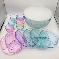 新古品 タッパーウェア クリアメイトLL#3（フタ色黄色）2点セット MR7