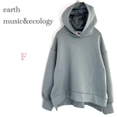 アースミュージック&エコロジー♡earth music&ecology フーディ プルオーバー パーカー 無地 シンプル カジュアル