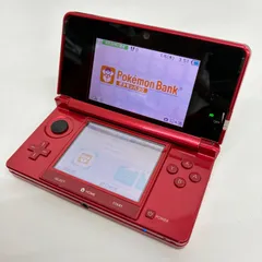 Nintendo 3DS CTR-001 RED 任天堂 ニンテンドー ポケモンバンク レッド ゲーム機 本体