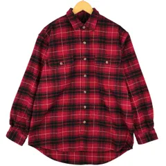 古着 フィールドアンドストリーム FIELD&STREAM 長袖 フランネルチェックシャツ メンズL相当/eaa598345
