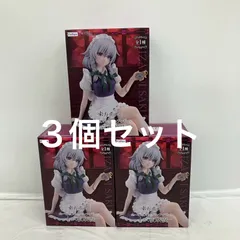 未開封 東方Project ぬーどるストッパー  十六夜咲夜 フィギュア ３個セット LFQ792 f107
