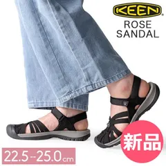 【新品】 キーン KEEN サンダル スポーツサンダル ウォーターフロント ローズサンダル レディース 1008783 WATERFRONT ROSE SANDAL Womens ブラック／ニュートラルグレー  US5.5（22.5cm） [KEE-E]