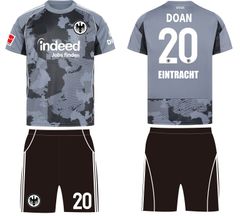 フランクフルトホーム サッカーユニフォーム 堂安仕様 DOAN 20番 2025