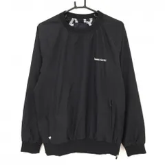 【美品】パーリーゲイツ スニード 黒 ロゴ地模様 蓄熱裏地 ブルゾン  メンズ 5(L) ゴルフウェア PEARLY GATES