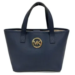 MICHAEL KORS(マイケルコース) トートバッグ - ネイビー レザー