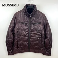 MOSSIMO 00s y2k archive PUFF shiny jacket XL モッシモ ナイロン 光沢 ジップ中綿 ジャケット 平成 アーカイブ お兄系 ファー欠品