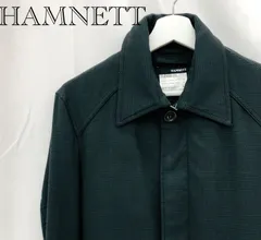 HAMNETT ハムネット ステンカラーコート ブラック M ベスト取り外し可能 メンズ M BLACK  メンズ ファッションのサムネイル