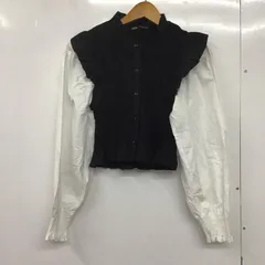 ZARA ザラ シャツ、ブラウス 長袖 長袖シャツ 無地シャツ ノーカラーシャツ