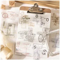 シール コラージュ 素材 フレークシール 詰め合わせ PET シール おしゃれ かわいい 手帳 スマホ 女の子 ノート スクラップブック ステッカー デコ コラージュ 防水 コラージュ素材 手帳シール シール セット 大容量 フレーム 英字 (ゆめ)