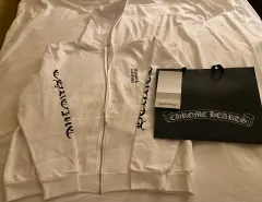 新品/XXL CHROME HEARTS クロムハーツ バーティカルロゴ フードジップアップ