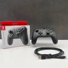 ニンテンドー 純正 スイッチ プロコントローラー 完動品 1218-602