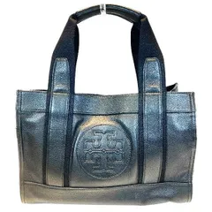 トリーバーチ　ブラック　レザー　バッグ　ハンドバッグ　ユニセックス