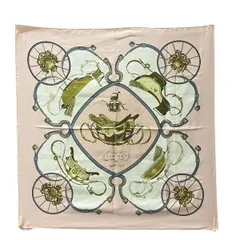 エルメス　Hermes　カレ90　SPRINGS　シルク　ブランド小物　スカーフ　レディース