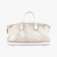 ルイヴィトンLouis Vuittonトランスペアレンス ロックイット イーストウエスト ホワイト イカットナイロンキャンバス×レザー M40701 FO0142