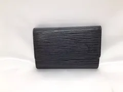 Louis Vuitton ルイヴィトン ４連キーケース エピ ミュルティクレ4 M63822 ブラック イニシャル入り Ｍ-1739
