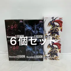 未開封 遊戯王 デュエルモンターズ オフィシャルカードゲーム Monsters LEGION オシリスの天空竜 オベリスクの巨神兵 Equal Arts カオス・ソルジャー KONAMI フィギュア ６個セット LFQ794 f101