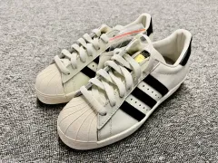 220 adidas アディダス SuperStar 80s デラックス ヴィンテージ 白 黒 新品