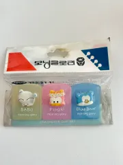 ウールムーンGLOIRE(グローレ) キャラクター クリップ セット / レトロ文具 / 韓国レトロ