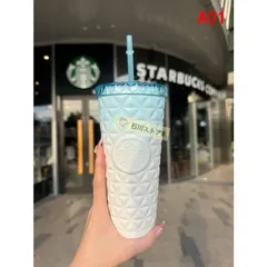 393.  2025新モデル スターバックス STARBUCKS タンブラー ステンレスカップ コップ ストロー スタバ 保温 保冷 おしゃれ 海外 新品 大容量 591ml
