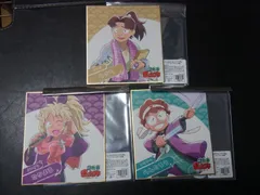 忍たま乱太郎×カラオケの鉄人 トレーディングミニ色紙　3点セット