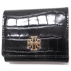【新品 未使用】TORY BURCH トリーバーチ アウトレット 財布 ブリテン コンパクト ウォレット 三つ折り財布 164019 001