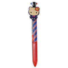 日焼け ハローキティ パーツ付き カスタム ボールペン サンリオ ハローキティ 日焼けキティ ギャルキティ 制服 ボールペン 黒
