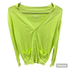 SIDE SLOPE ニット M イエロー 2000002677703