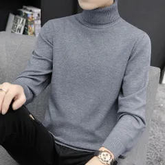 ☆ ライトグレー ☆ Mサイズ ☆ セーター メンズ トップス ニット セーター メンズ ニットセーター モックネック ハイネック ボトルネック タートルネック タートルネックセーター メンズセーター 無地 柔らかい ソフト 快適 ギフト 通勤 通学 お出かけ