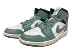 NIKE (ナイキ) Air Jordan 1 Mid Jade Smoke エアジョーダン1 ミッド ジェイドスモーク スニーカー BQ6472-130 26.5cm US9.5 グリーン ライトグリーン ウィメンズ/091