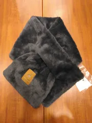 【新品未使用】【在庫処分セール】le coq sportif ルコックスポルティフ ゴルフ ネックウォーマー ボアマフラー LG4FNW00L 24FW 秋冬 保温性 スエードパッチ フェイクファー お洒落デザイン 汎用性 ポリエステル ブラック  (新橋店)