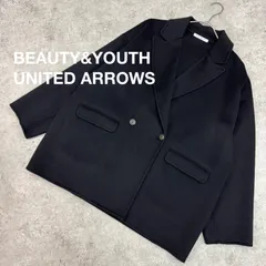 【美品】BEAUTY&YOUTH リバー テーラード ミドルコート　M　UNITED ARROWS　ビューティーアンドユース　ユナイテッドアローズ　　コート　アウター　レディース