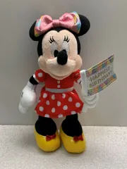 新品未使用 東京ディズニーリゾート限定 ミニー ぬいぐるみバッジ ハピエストバースデー