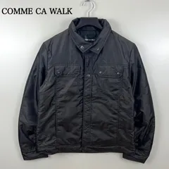 COMME CA WALK 00s 2004 archive PUFF tracker jacket L コムサウォーク 中綿 トラッカージャケット 光沢 平成 y2k アーカイブ 希少
