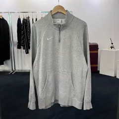 L NIKE ハーフジップアップ スウェット