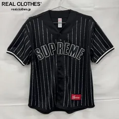 2025年最新】Supreme Rhinestone Stripe Baseball Jerseyの人気