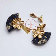 和風のヘアクリップ  ヘアピン