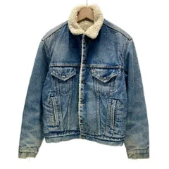 Levi's　デニムジャケット　80s vintage　80年代　Gジャン　トラッカージャケット　アウター　裏地ボア　無地　赤タブ　スモールe　USA製　アメカジ　古着